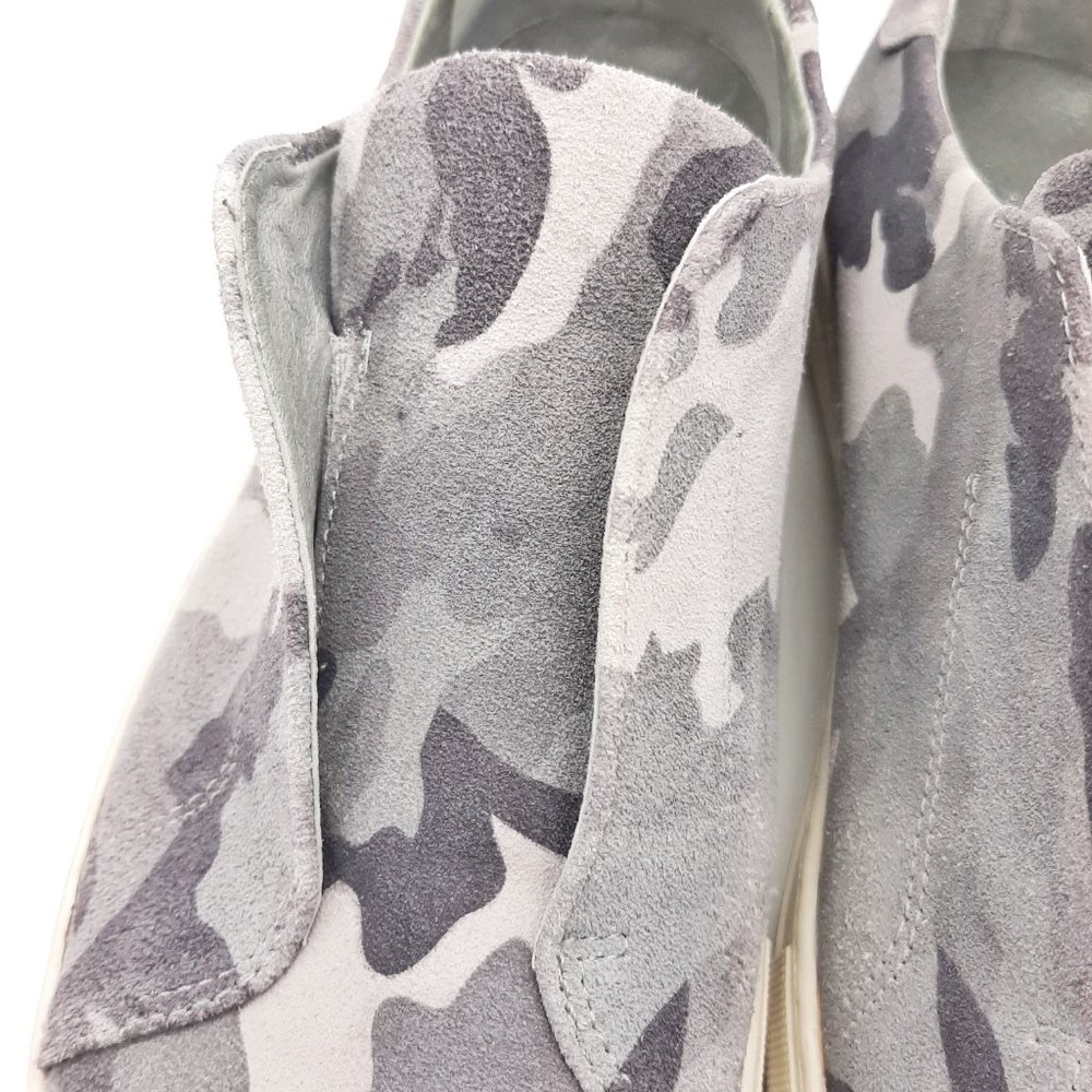 J/Slides NYC Gray Camo Suede Slip On Platform Sneakers SZ 10 - Picture 5 of 12